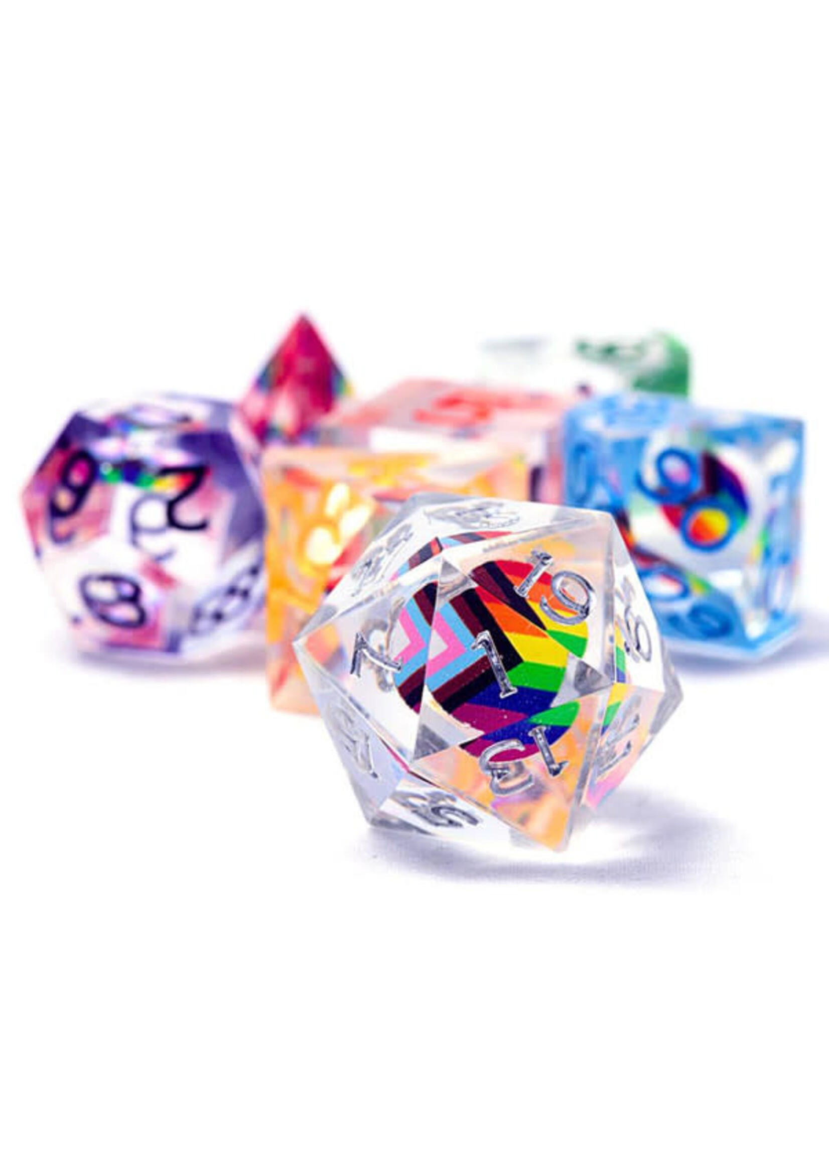 Sirius Dice Dungeons & Dragons: Progress Pride Dice Set