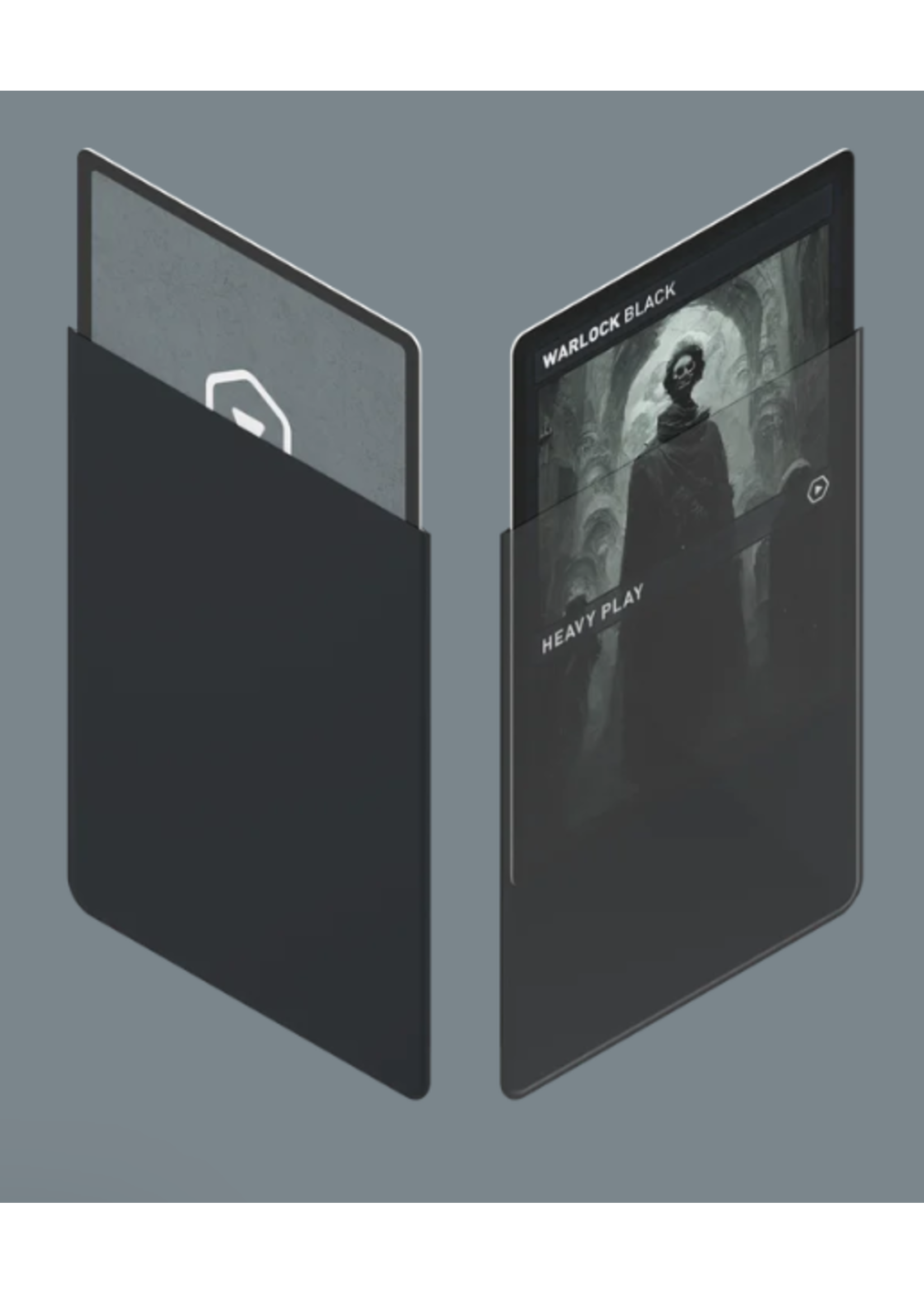 Heavy Play LLC CURV Sleeves Standard: Warlock Black (100)