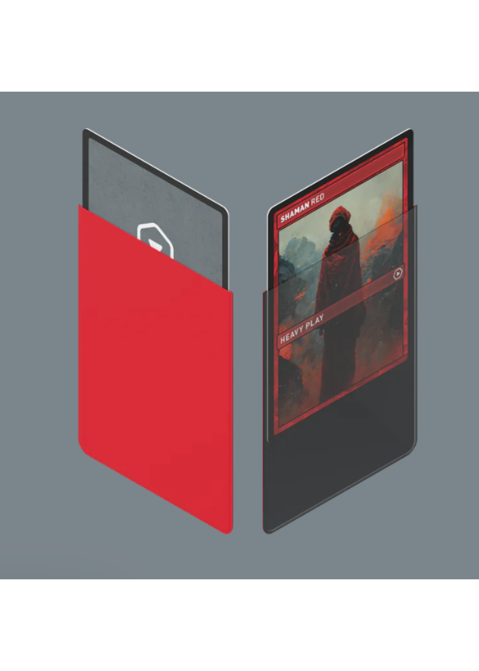 Heavy Play LLC CURV Sleeves Standard: Shaman Red (100)