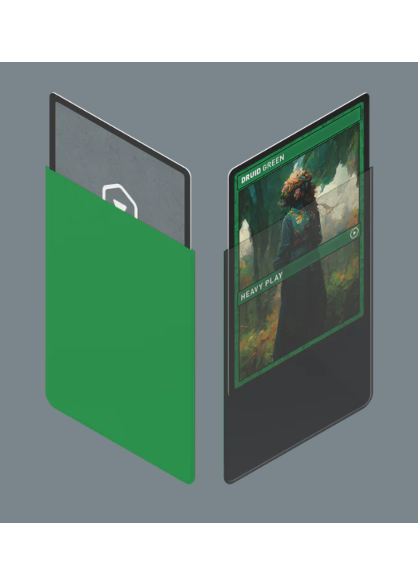 Heavy Play LLC CURV Sleeves Standard: Druid Green (100)