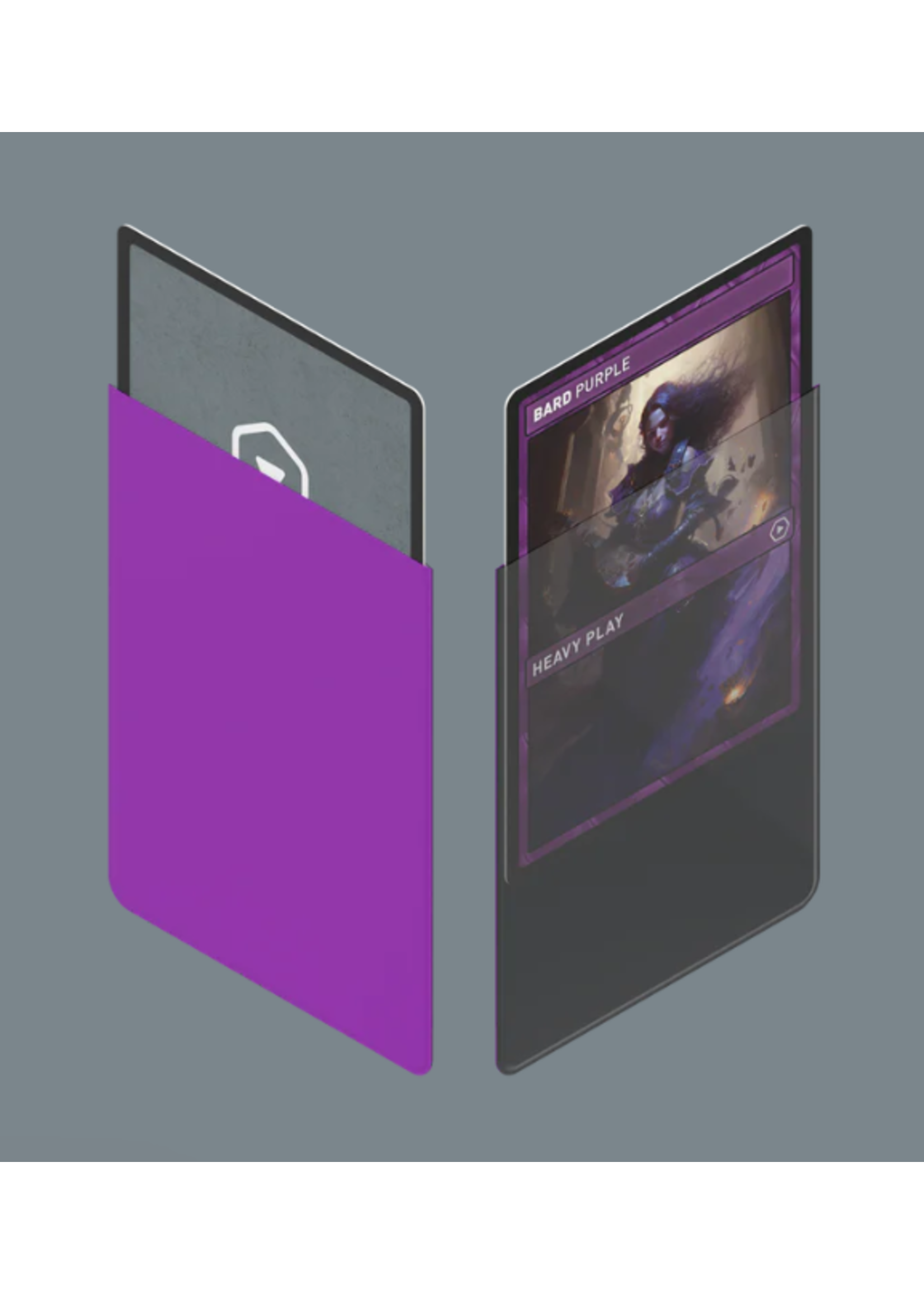 Heavy Play LLC CURV Sleeves Standard: Bard Purple (100)
