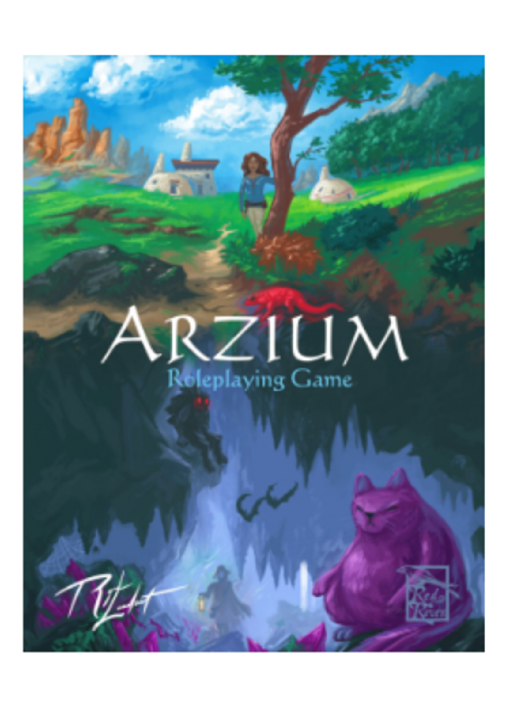 Red Raven Games World of Arzium RPG: Core Book
