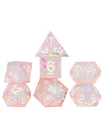 Sirius Dice 7-Set Sharp-edged Pink Fairy