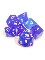 Chessex Nebula Luminary Poly 7 set: Aura w/ white