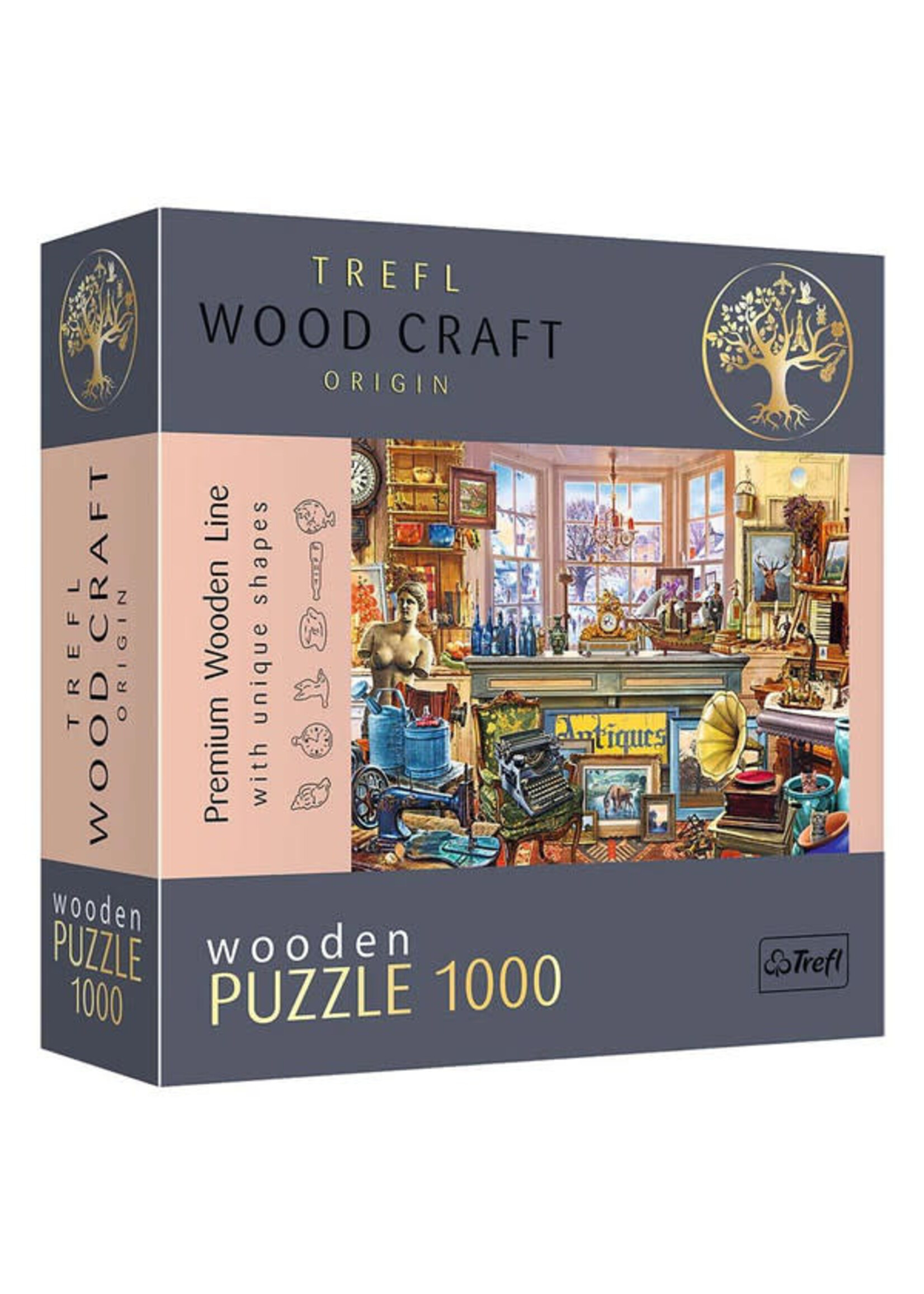 Trefl Puzzle: Woodcraft: Antique Shop 1000 Piece
