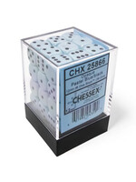 Chessex d6 Cube 12mm Opaque Pastel Blue w/ black (36)
