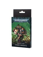 Games Workshop DATASHEET CARDS: CHAOS KNIGHTS (ENG)
