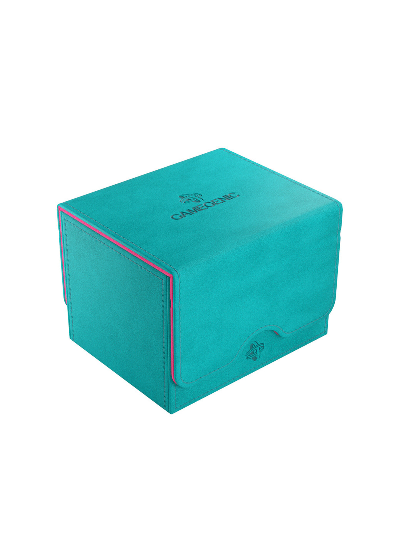 Gamegenic Sidekick Deck Box 100+ Extra Large Teal w/ Pink