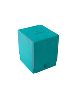 Gamegenic Squire Plus Deck Box 100+ Extra Large Convertible Teal w/ Pink