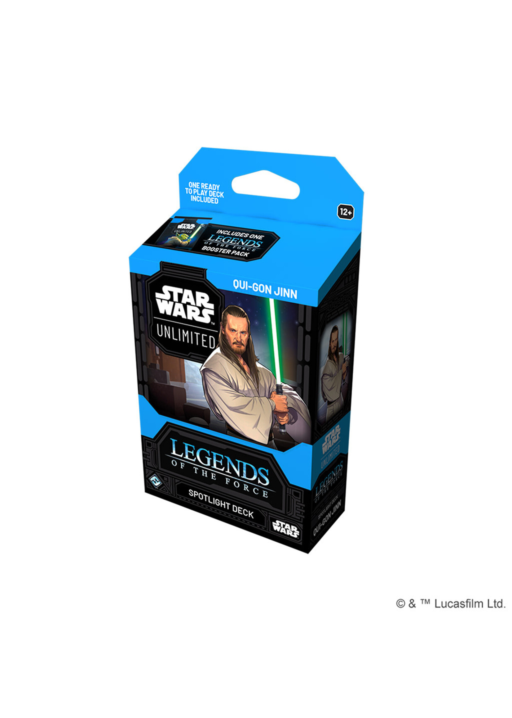 Fantasy Flight Games Star Wars Unlimited: Legends of the Force Qui-Gon Jinn Deck