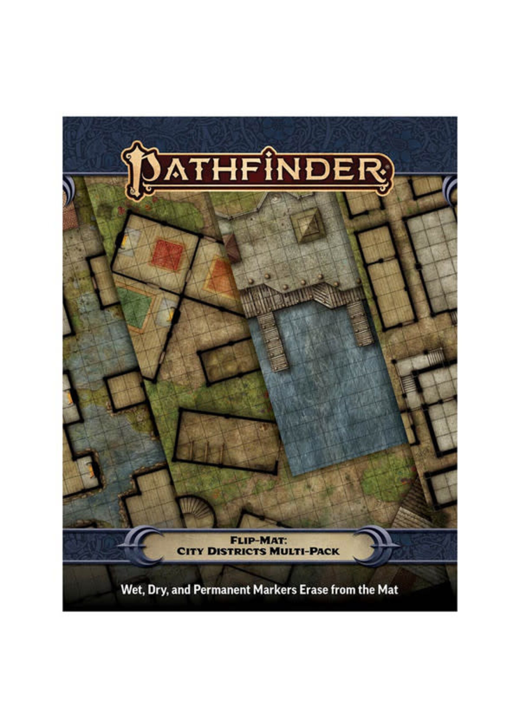 PAIZO Pathfinder RPG: Flip-Mat - City Districts Multi-Pack