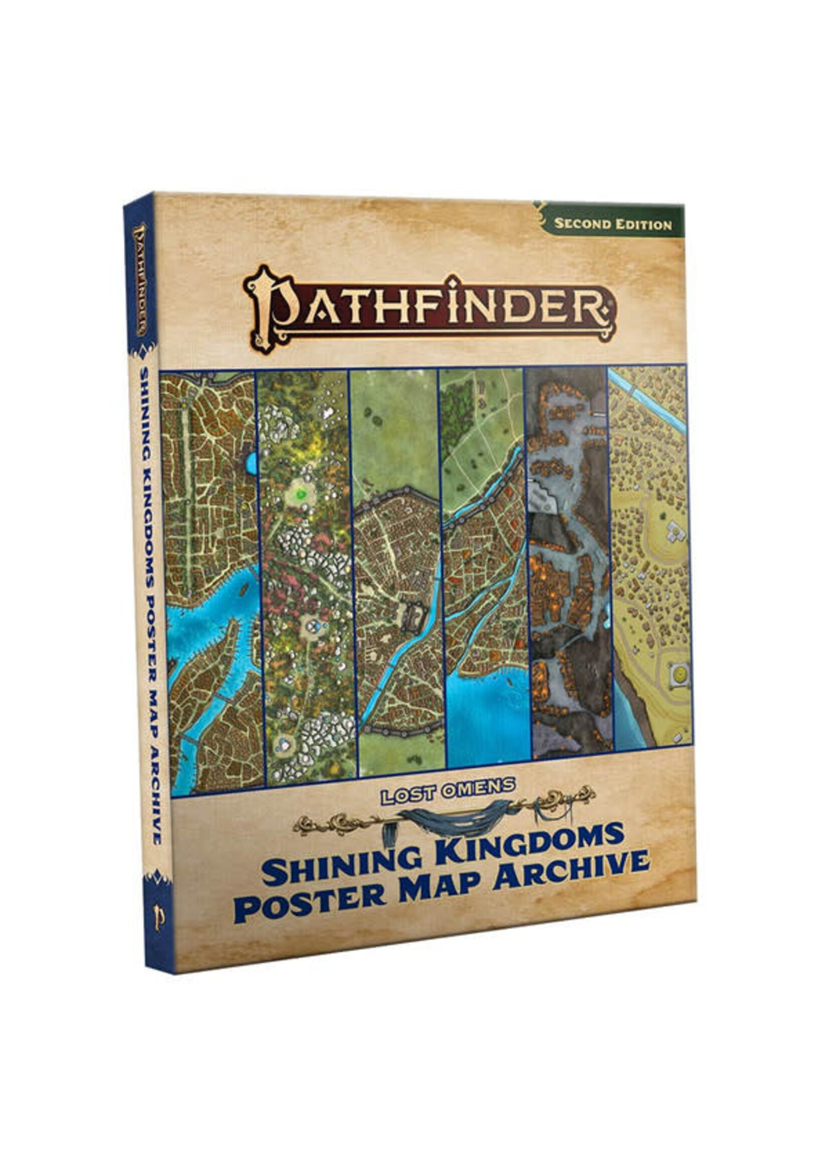 PAIZO Pathfinder 2E: Lost Omens - Shining Kingdoms Poster Map Archive