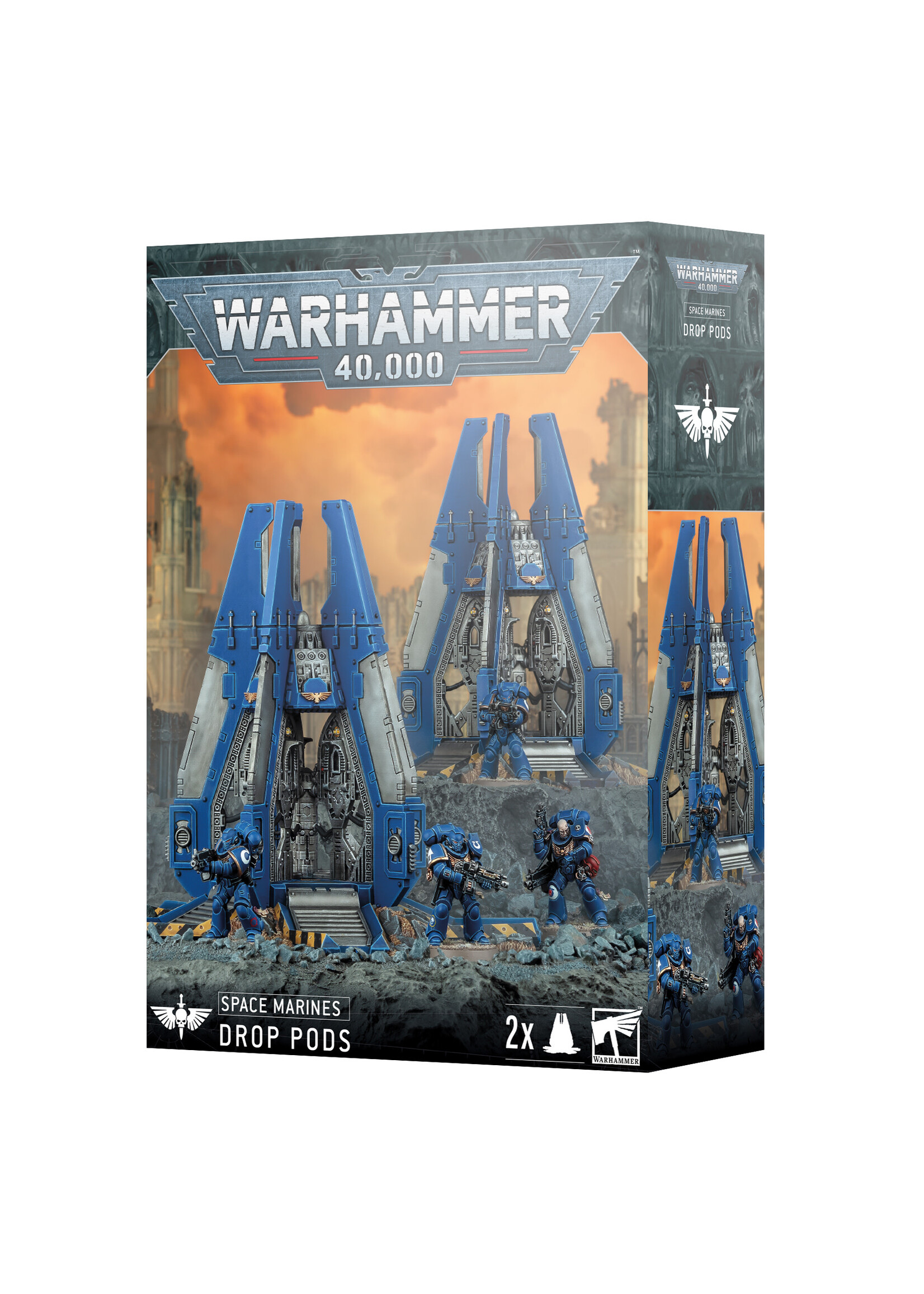 Games Workshop SPACE MARINES: DROP PODS