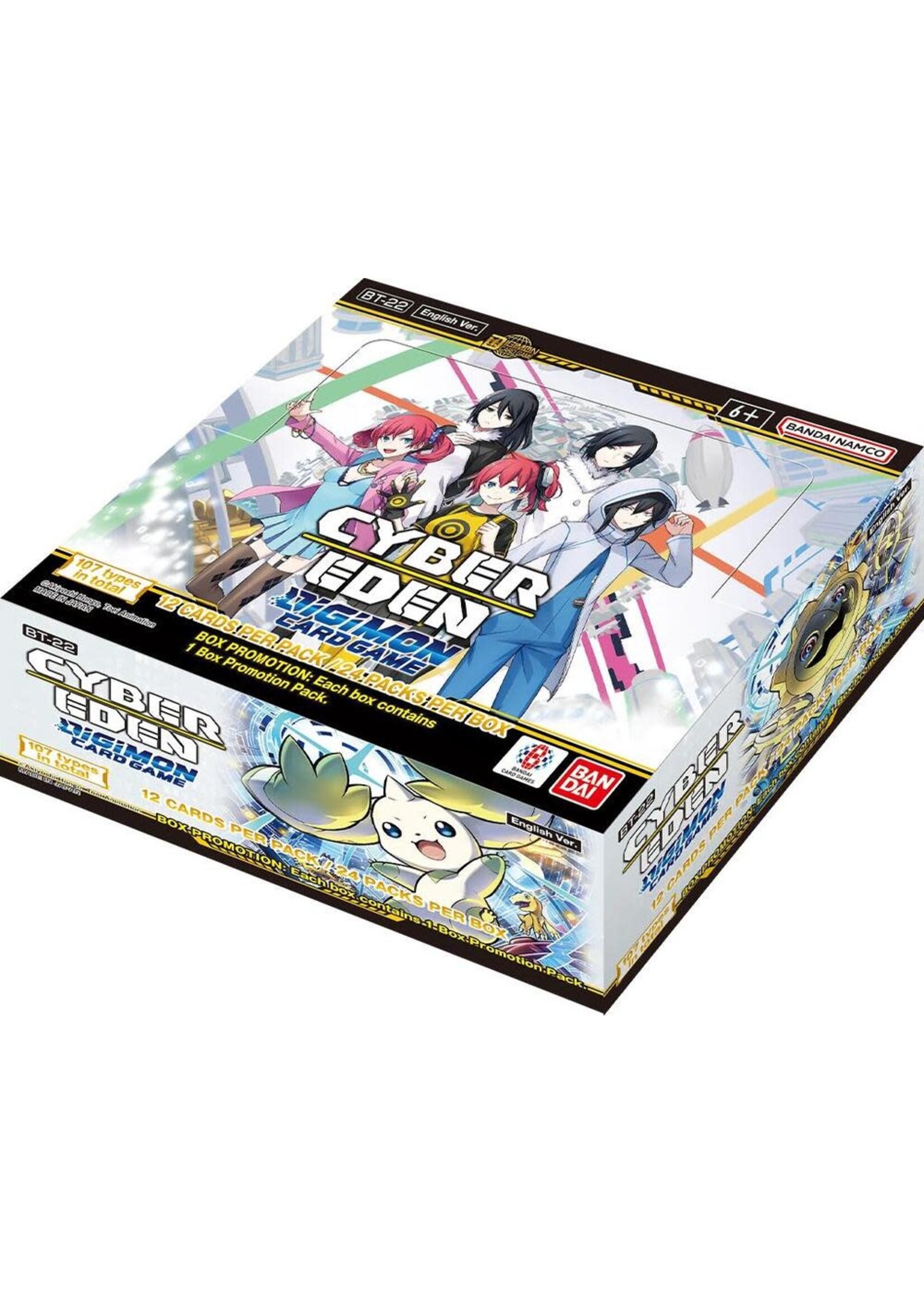 BANDAI Digimon TCG: Cyber Eden Booster Box (24) (BT22)