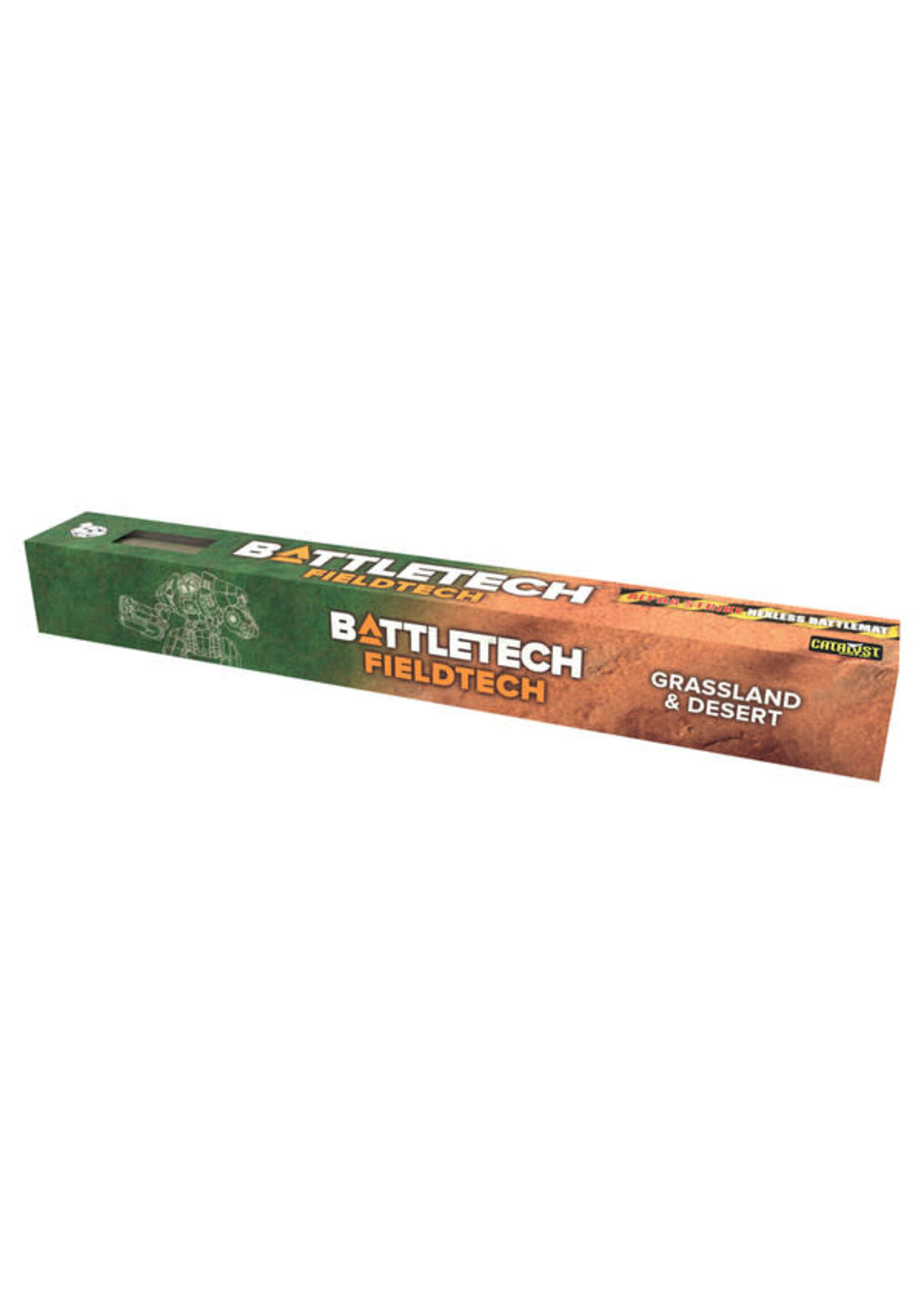 CATALYST GAME LABS BattleTech: BattleMat: Field Tech Alpha Strike Grasslands/Desert