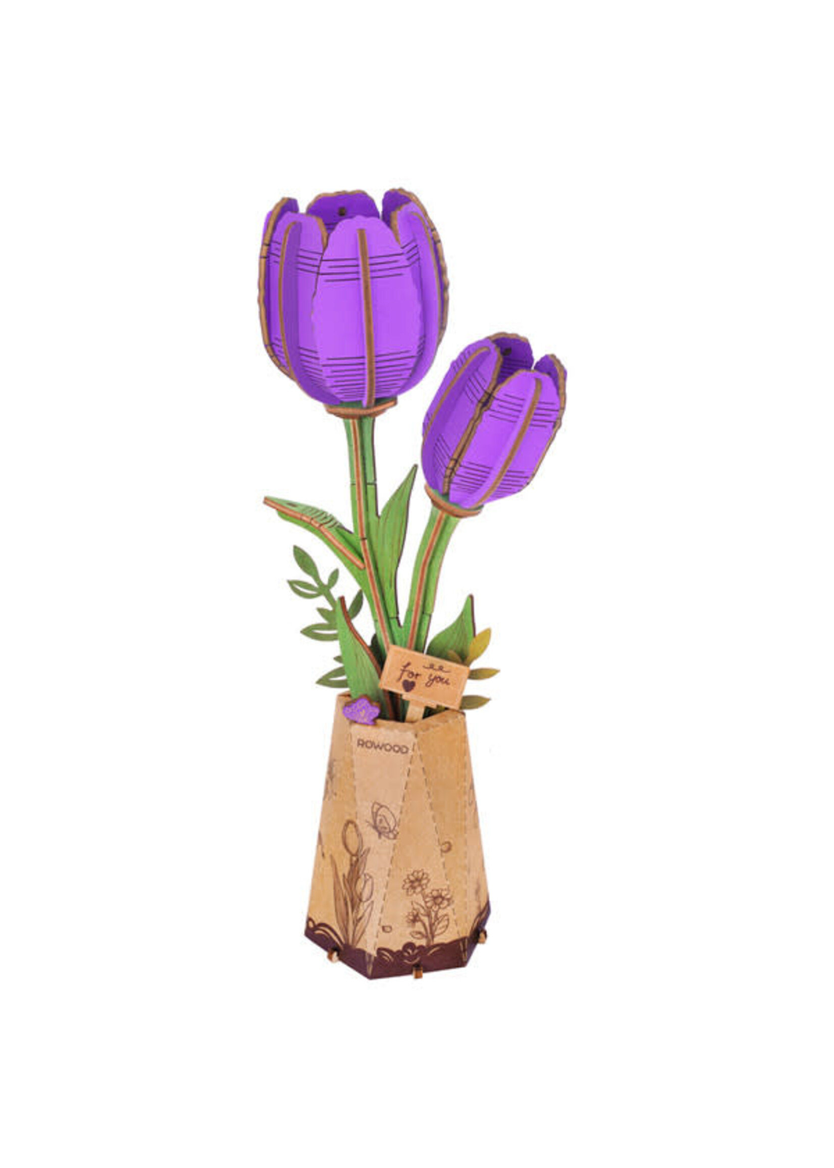 Robotime Purple Tulip