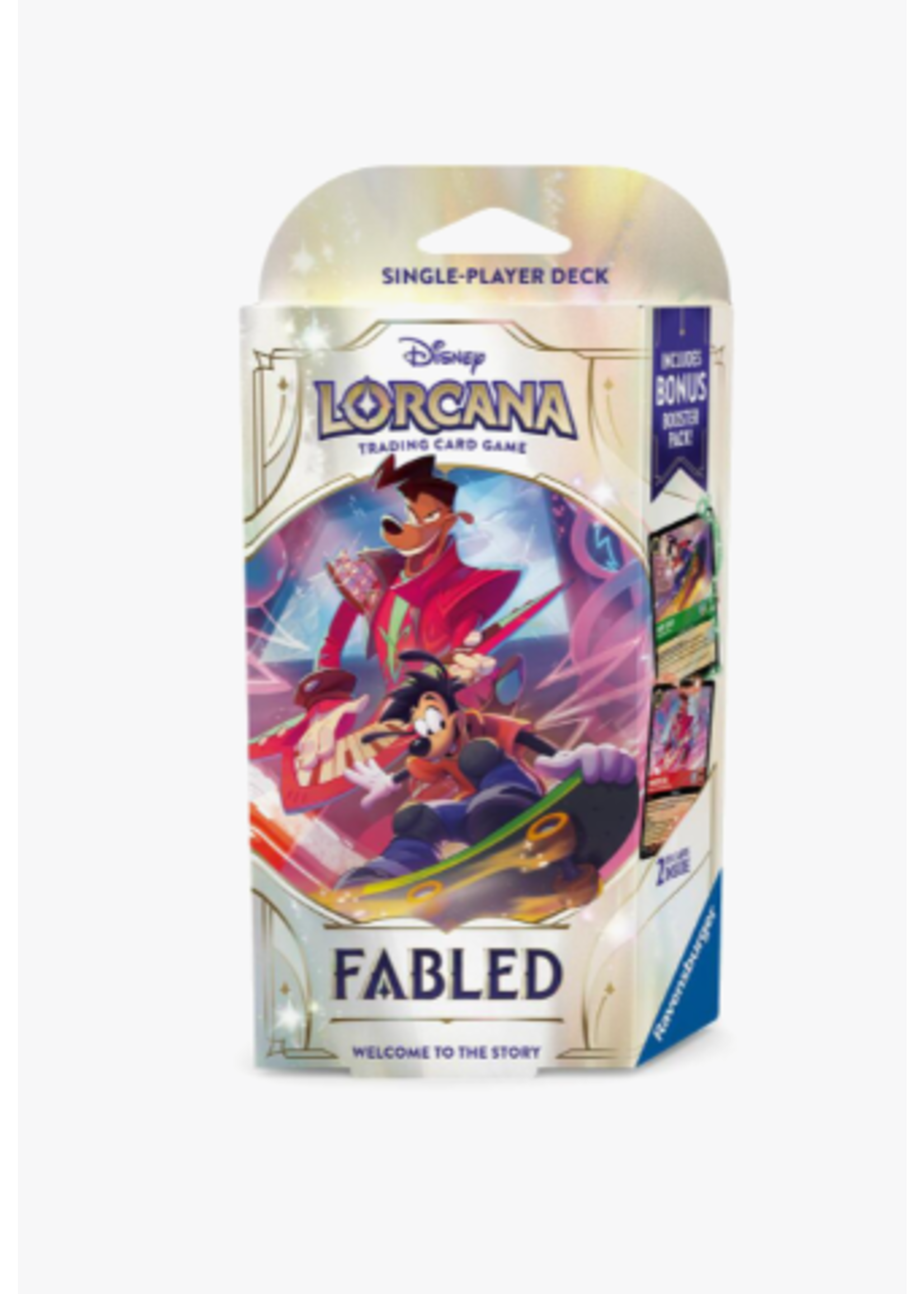 Ravensburger Disney Lorcana TCG: Fabled - Starter Deck:  Amber & Sapphire