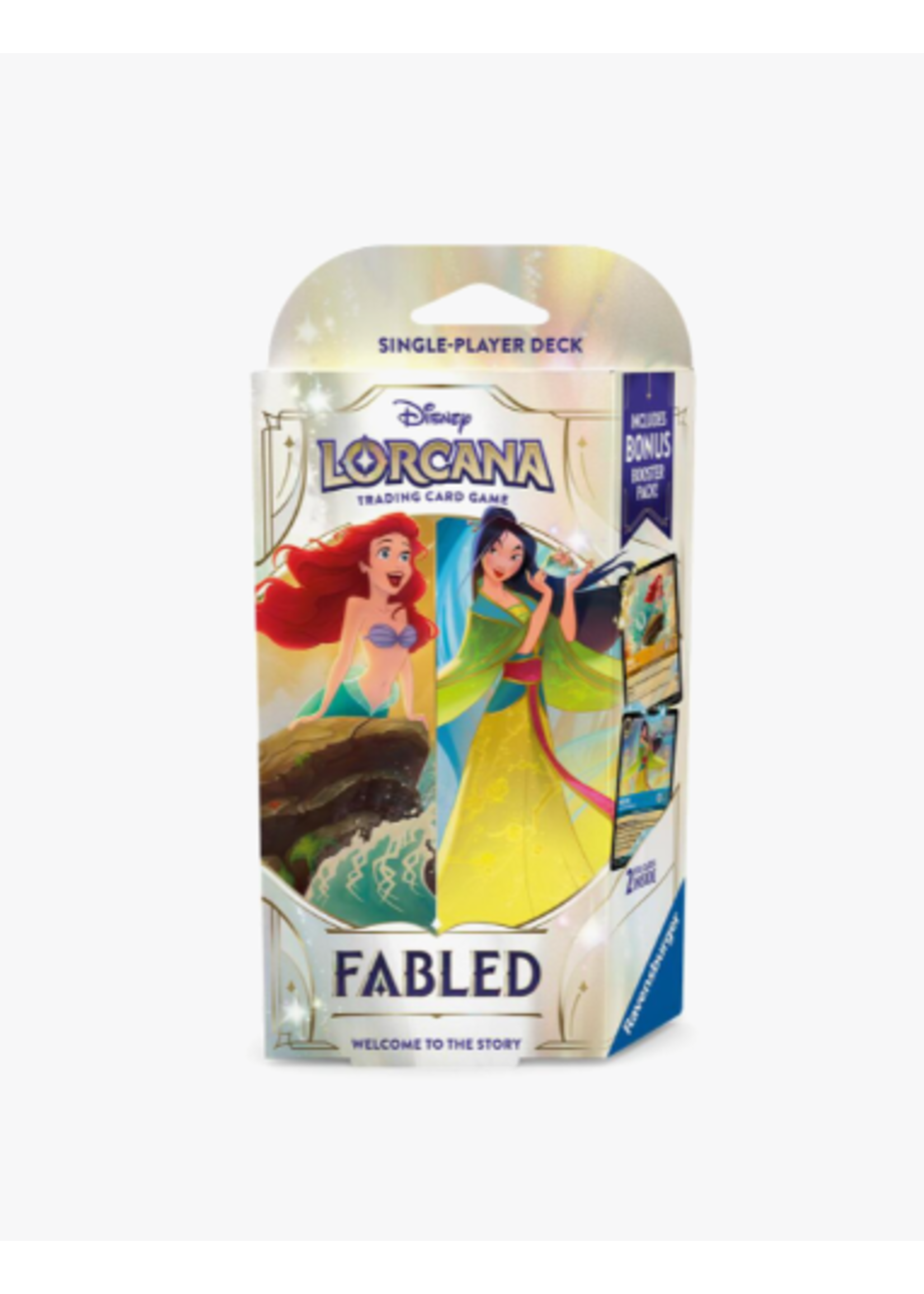 Ravensburger Disney Lorcana TCG: Fabled - Starter Deck:  Emerald & Ruby