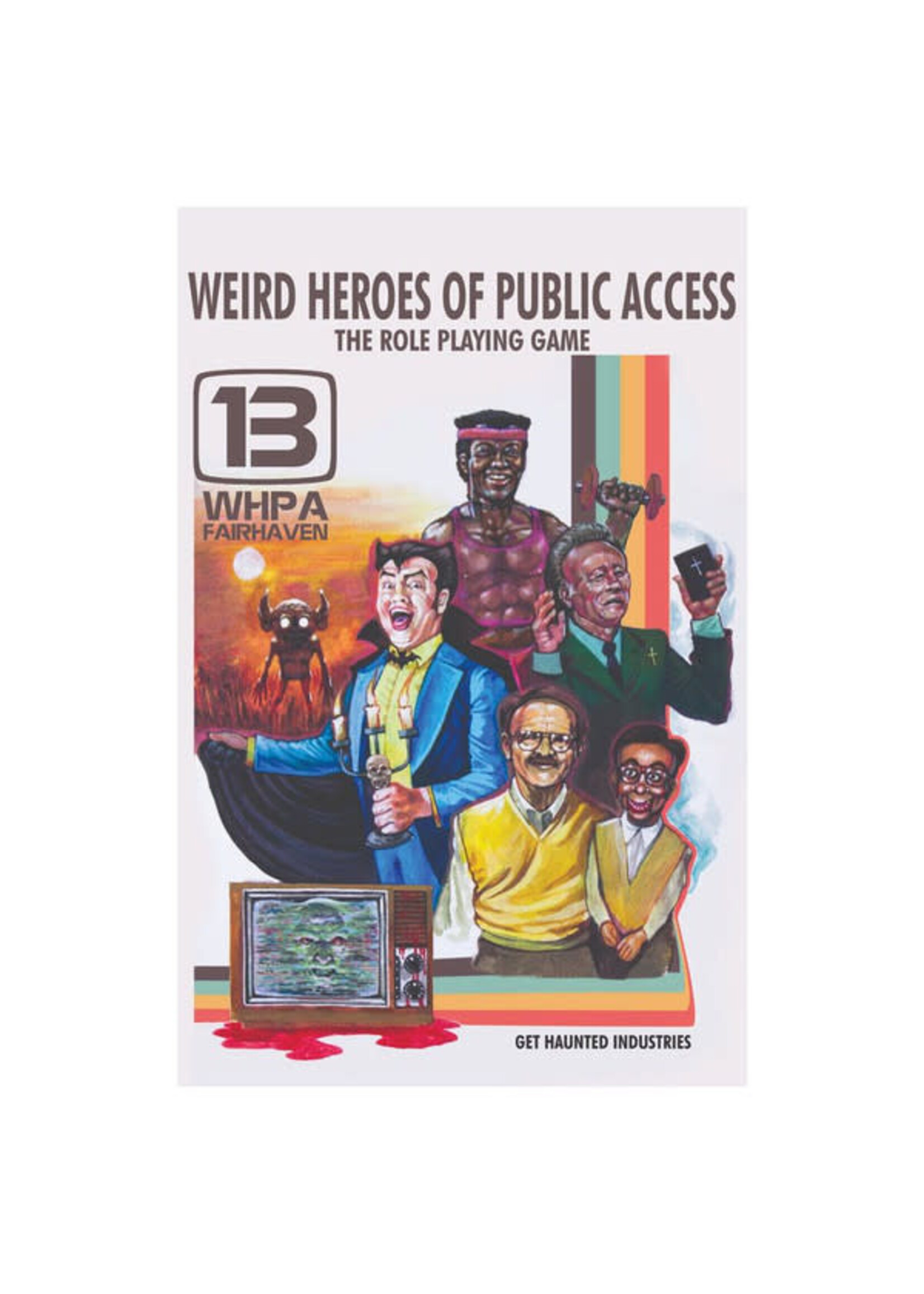 Exalted Funeral Press Weird Heroes of Public Access: The Roleplaying Game