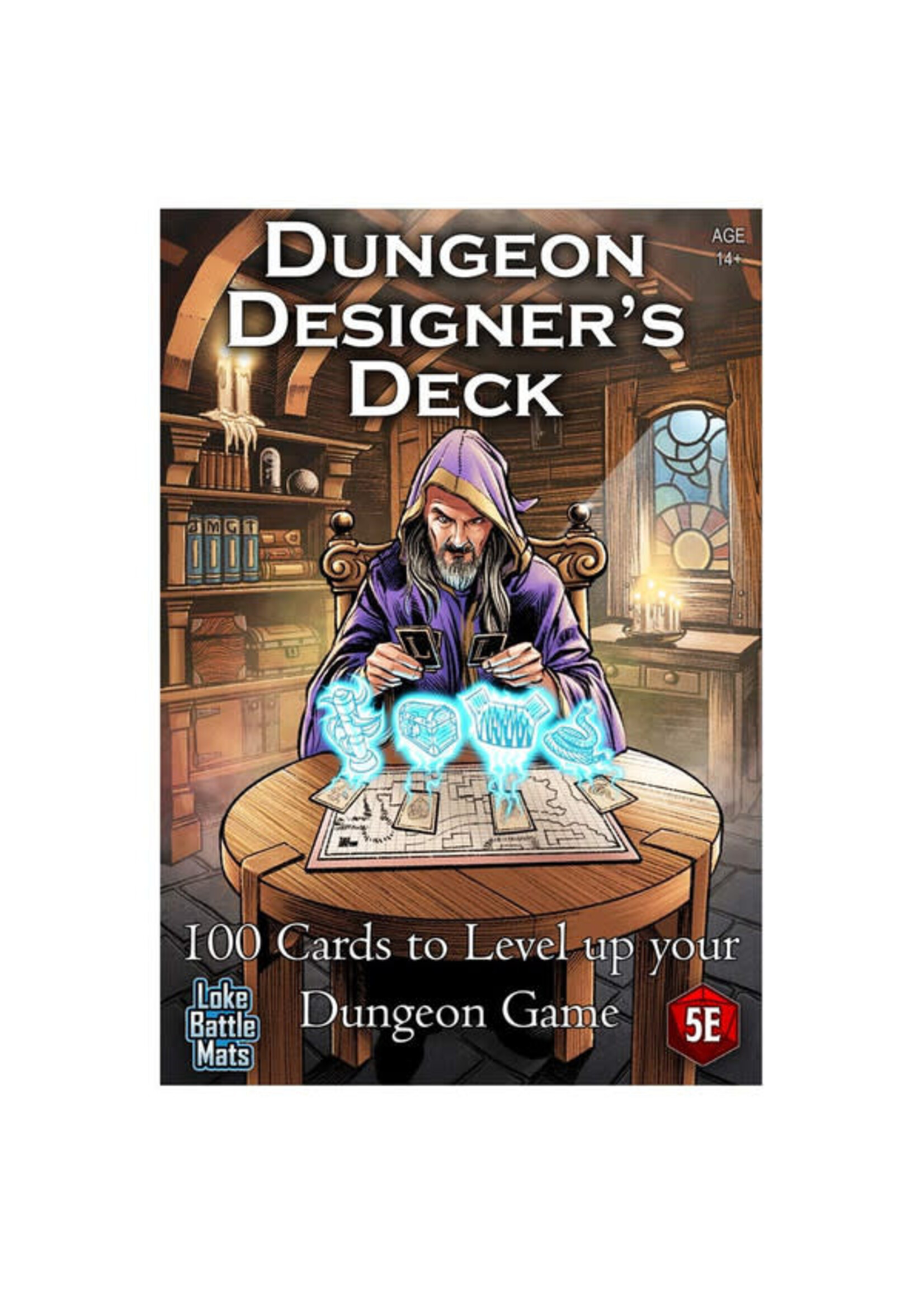LOKE BATTLEMATS Dungeon Designers' Deck: Deal Your Own Dungeon