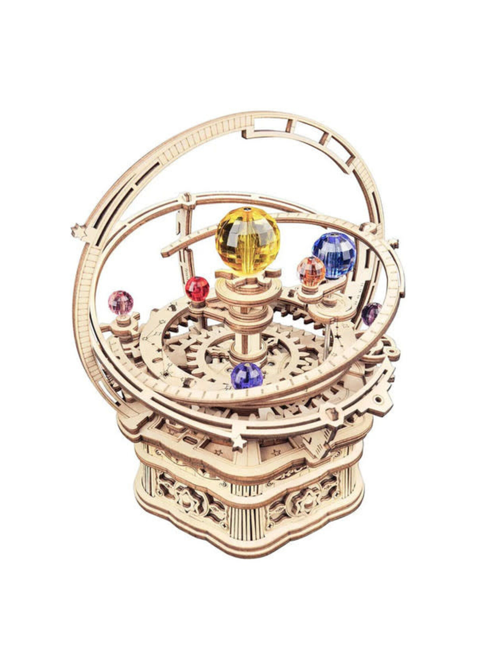 Robotime Starry Night Orrery Planetary Music Box