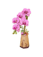 Robotime Purple Moth Orchid