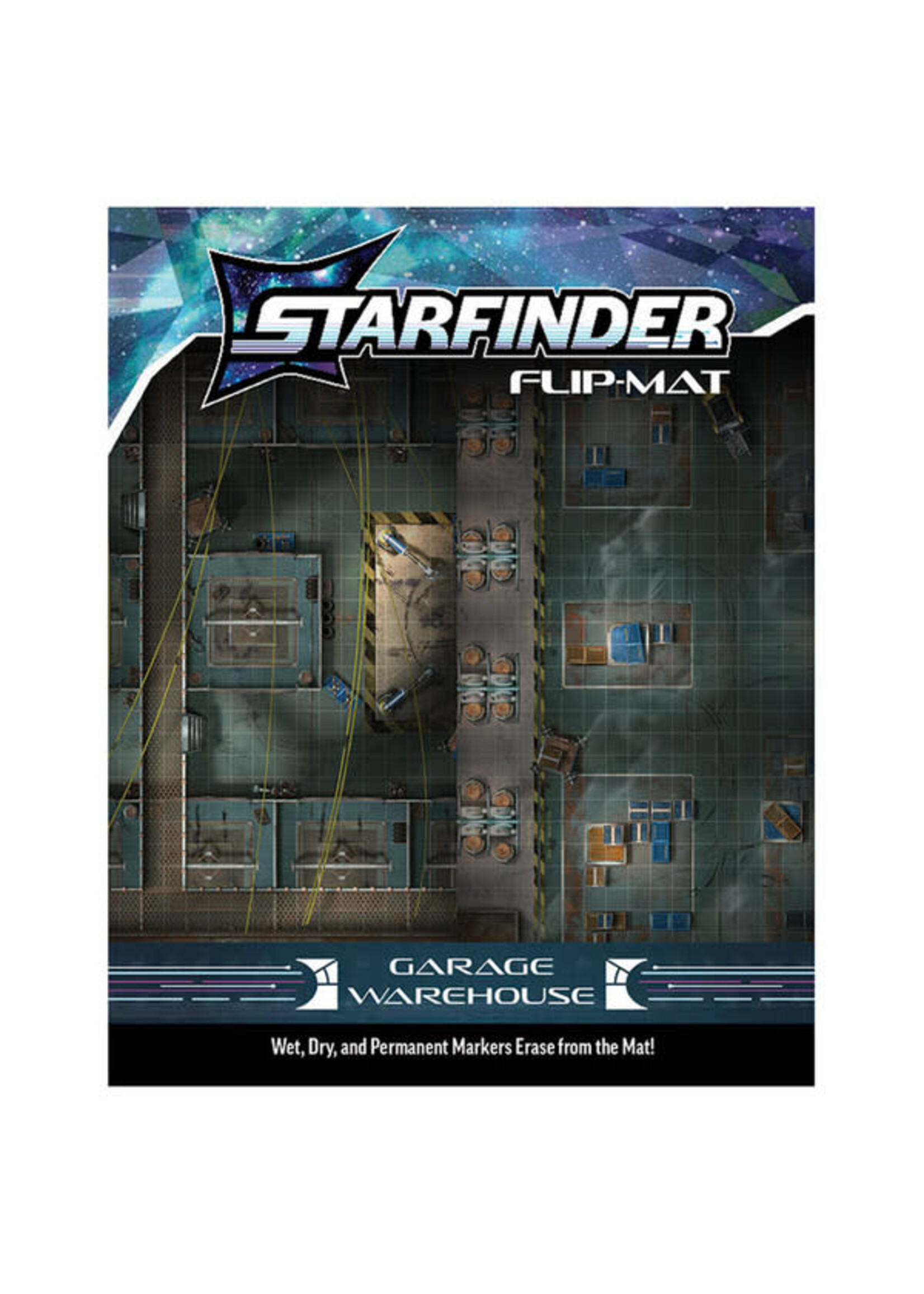 PAIZO Starfinder 2E: Flip-Mat: Garage Warehouse