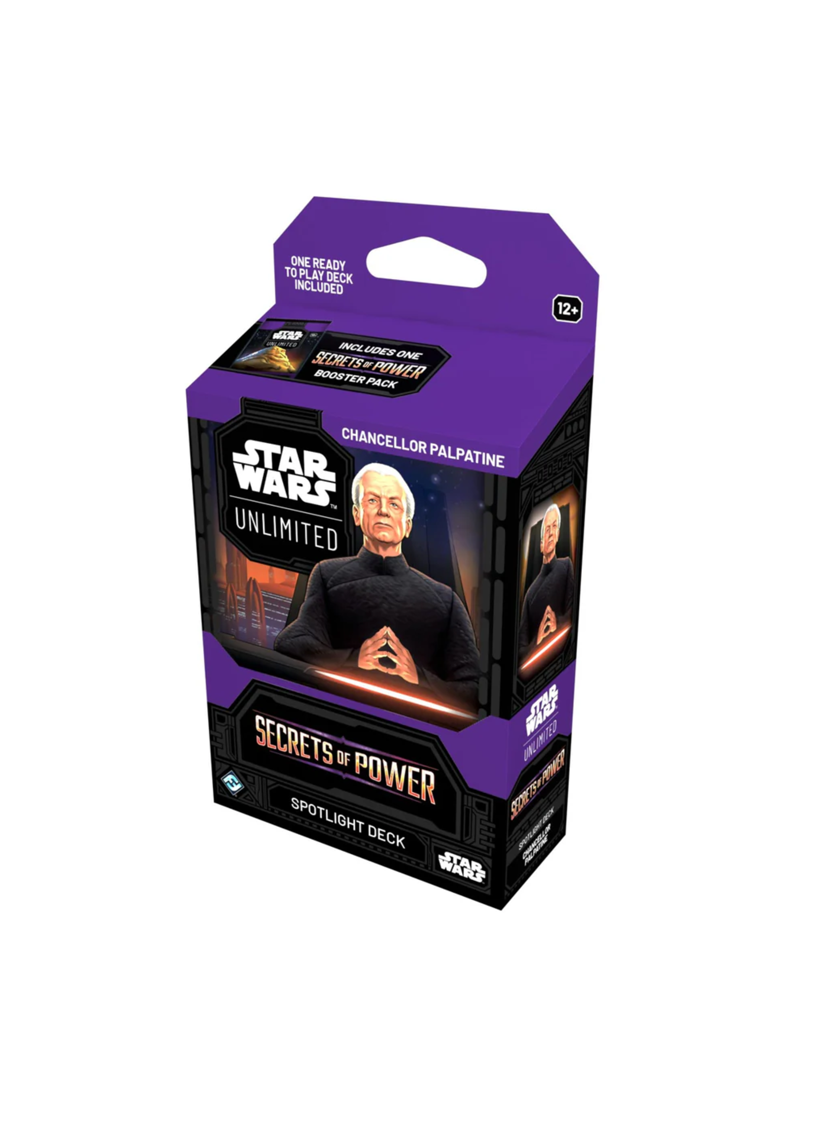 Fantasy Flight Games Star Wars Unlimited: Secrets of Power Chancellor Palpatine  Deck [Preorder]