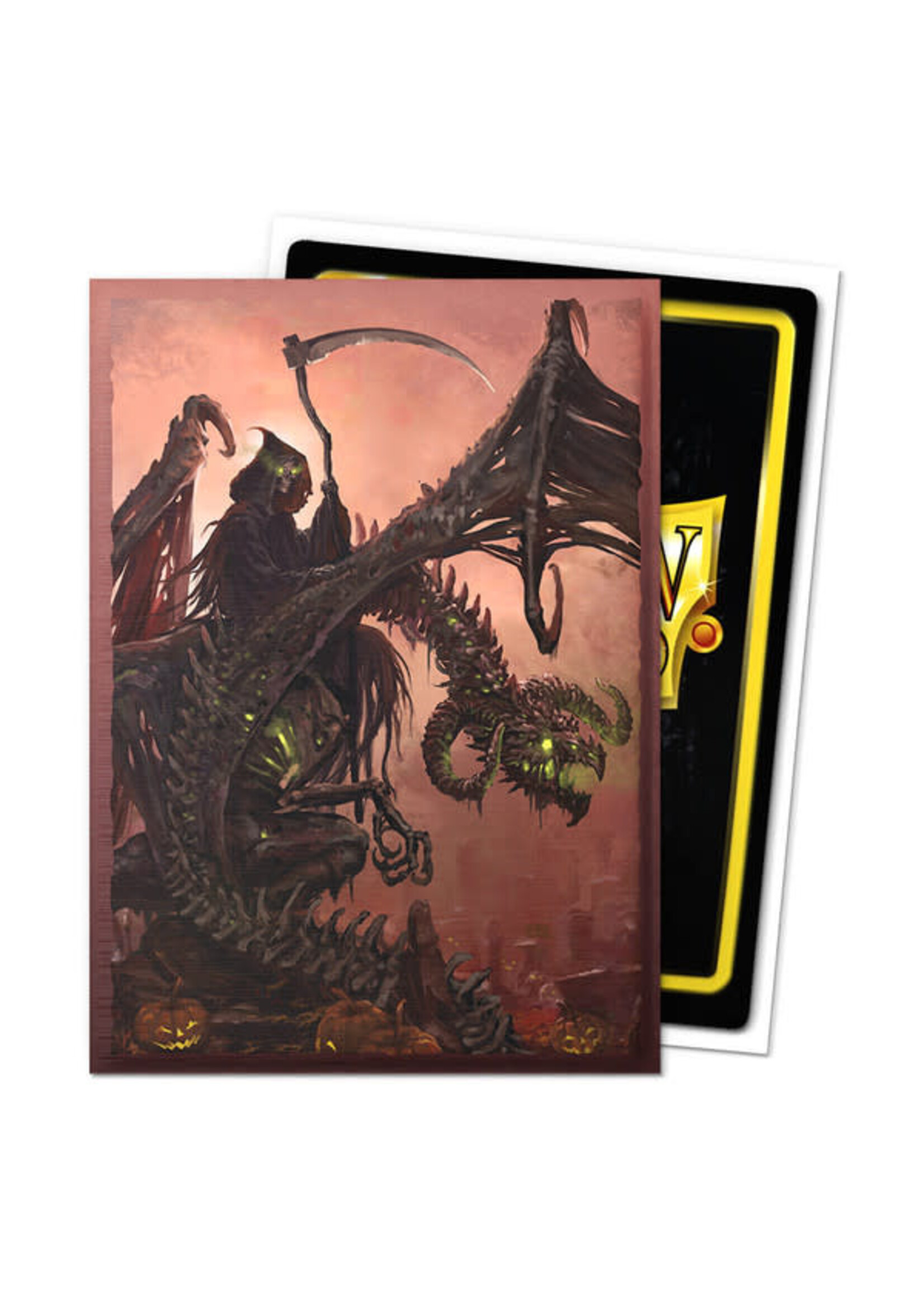 Arcane Tinmen Dragon Shield: Art: Brushed: Halloween 2025 (100)