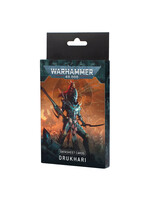 Games Workshop DATASHEET CARDS: DRUKHARI (ENGLISH)