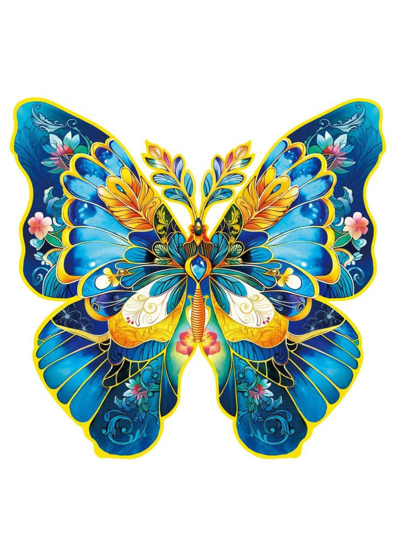 Robotime Puzzle: Wooden: Morpho Helena Butterfly 200 piece