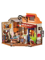 Robotime Corner Bookstore