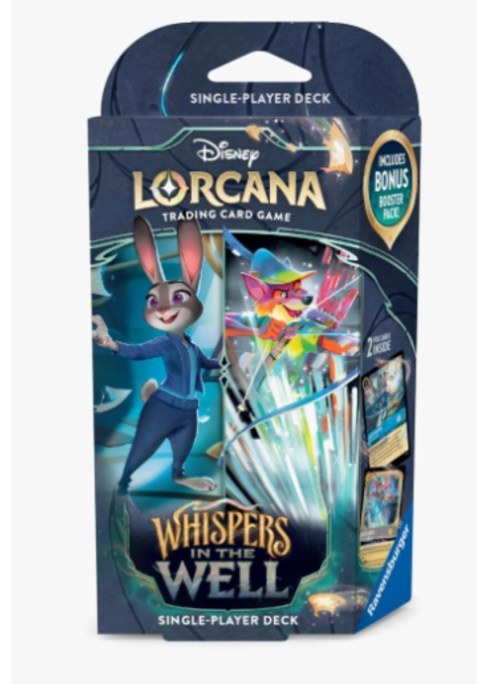Ravensburger Disney Lorcana TCG: Whispers in the Well- Starter Deck Sapphire & Steel [preorder]