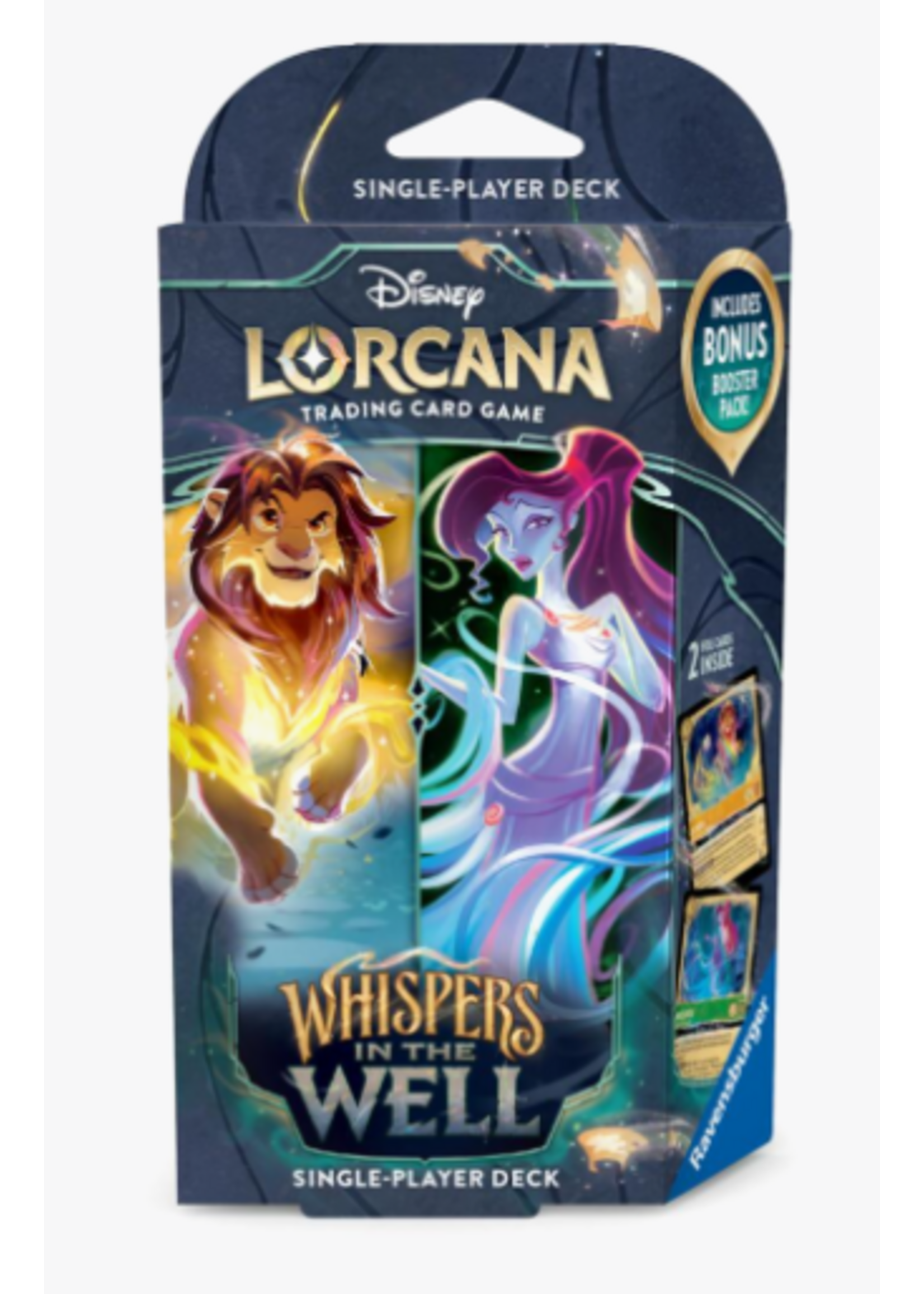 Ravensburger Disney Lorcana TCG: Whispers in the Well- Starter Deck Amber & Emerald [preorder]