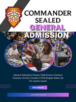 Just Games Commander Sealed 2026 General Admission