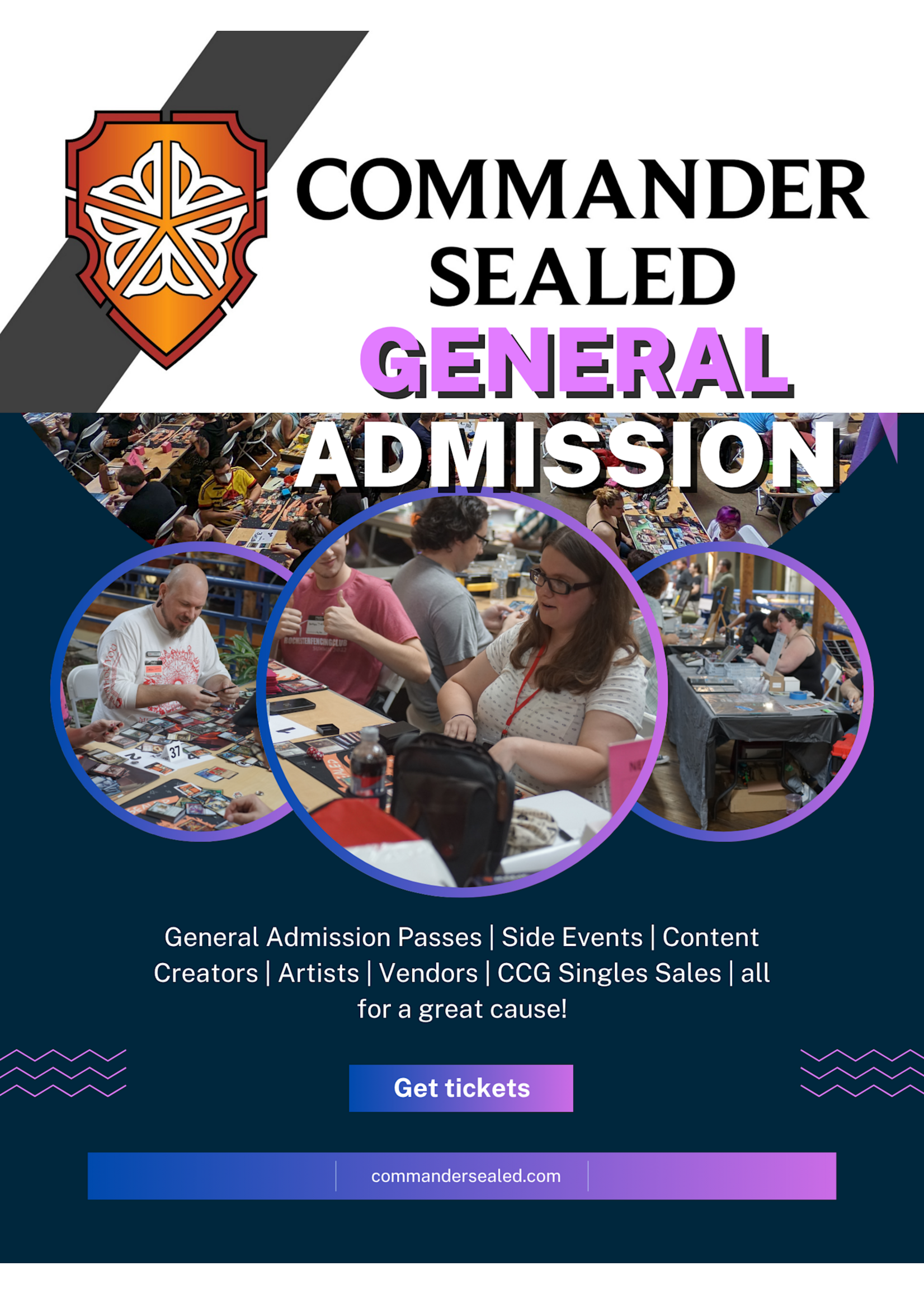 Just Games Commander Sealed 2026 General Admission