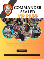 Just Games Commander Sealed 2026 -  VIP Ticket