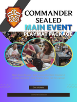 Just Games Commander Sealed 2026 - Playmat Package