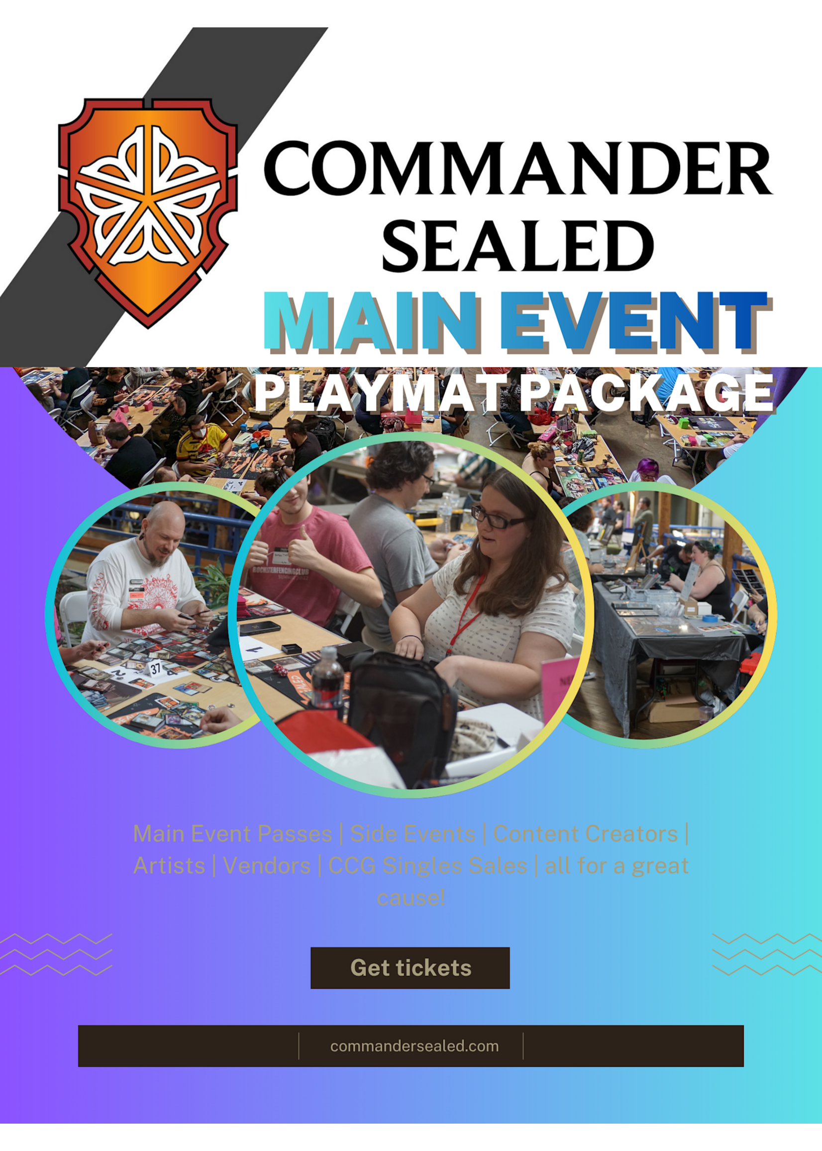 Just Games Commander Sealed 2026 - Playmat Package