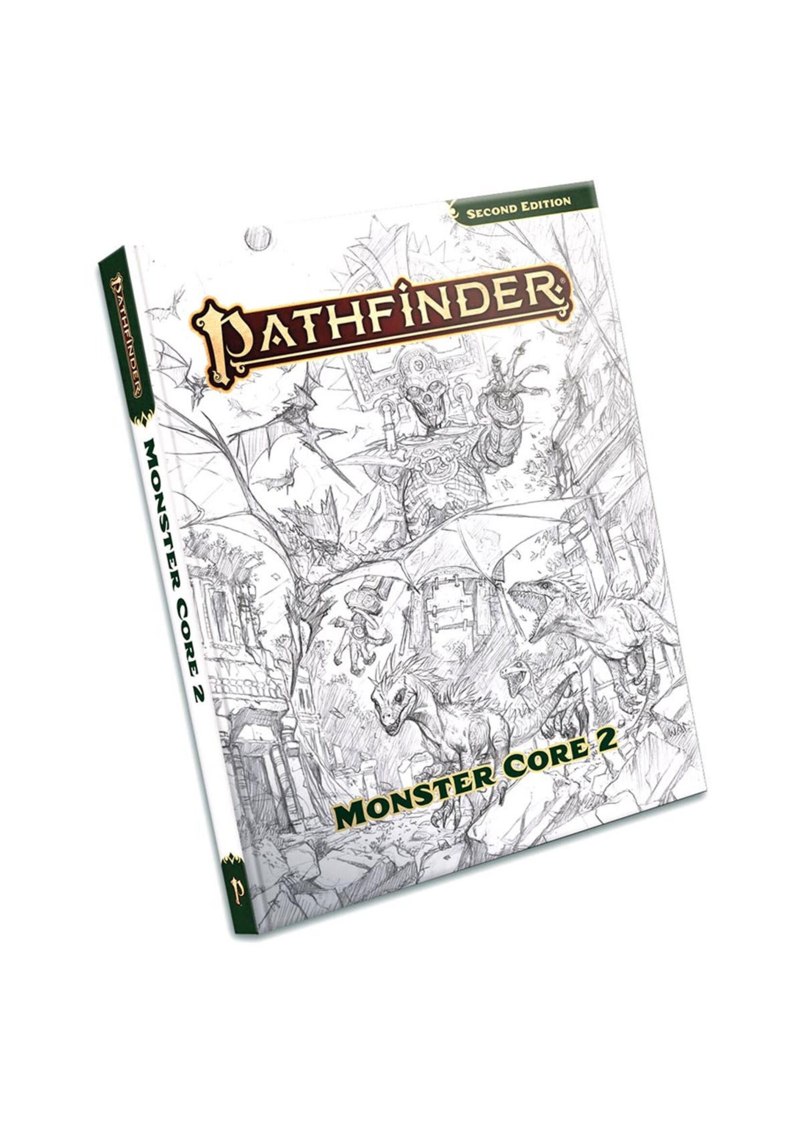 PAIZO Pathfinder 2E: Monster Core 2 Sketch Cover