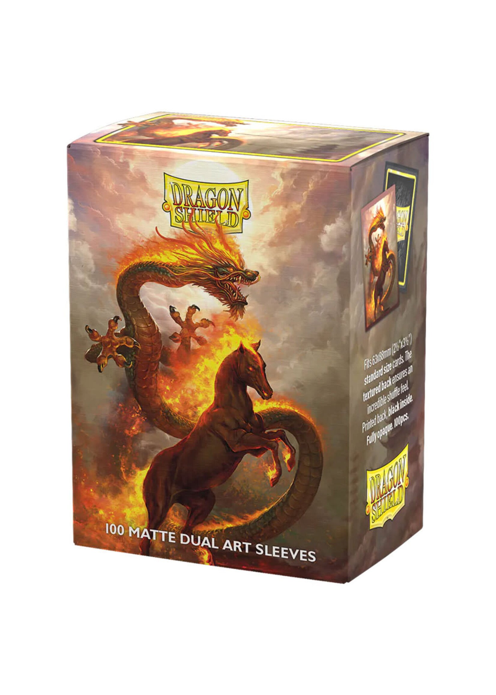 Arcane Tinmen Dragon Shield Art: Dual Matte: Fire Horse 2026 (100)