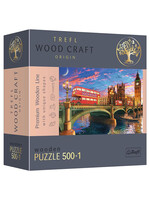 Trefl Puzzle: Woodcraft: Palace of Westminster, Big Ben, London 501 Piece