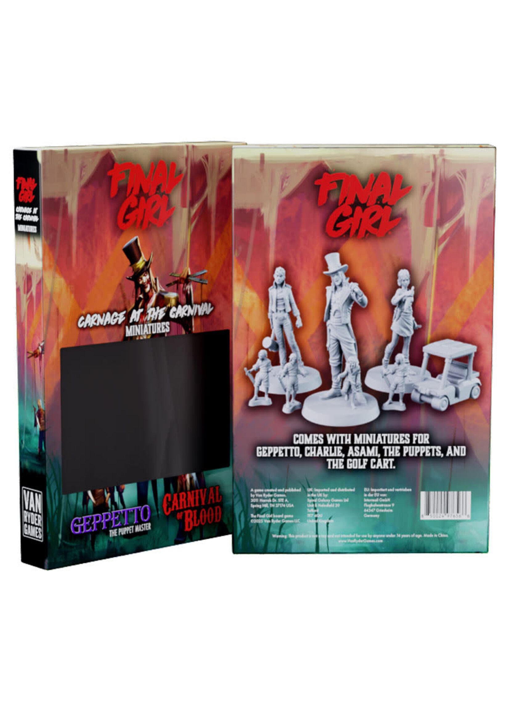 Van Ryder Games Final Girl: Carnage at Carnival Minis