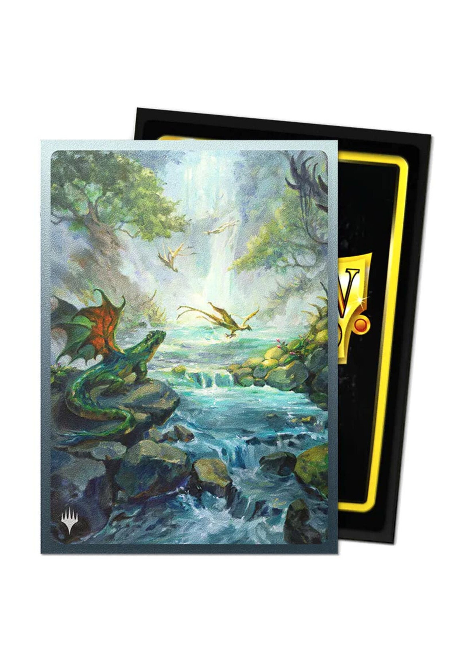 Arcane Tinmen Dragon Shield Dual Matte: MtG: Landfall Series: Misty Rainforest (100)