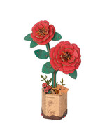 Robotime Red Camellia
