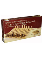 John Hansen Company Chess and Checkers: 16 inch Folding