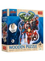 Trefl Puzzle: Marvel: Trefl Wooden: Avenger's Adventures 50 Piece