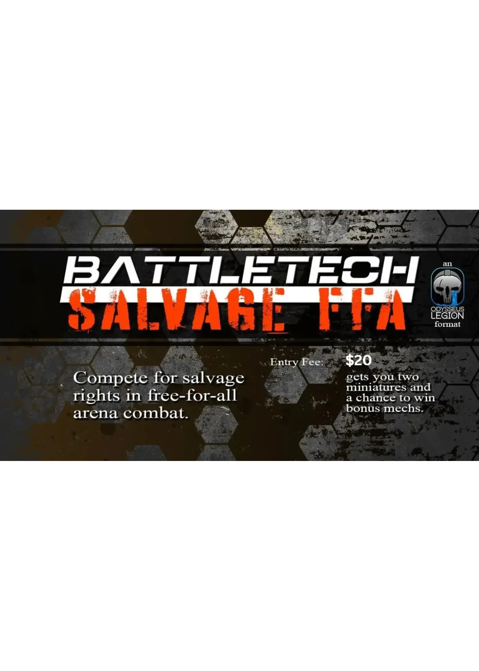 Battletech FFA Salvage -  Saturday March 28