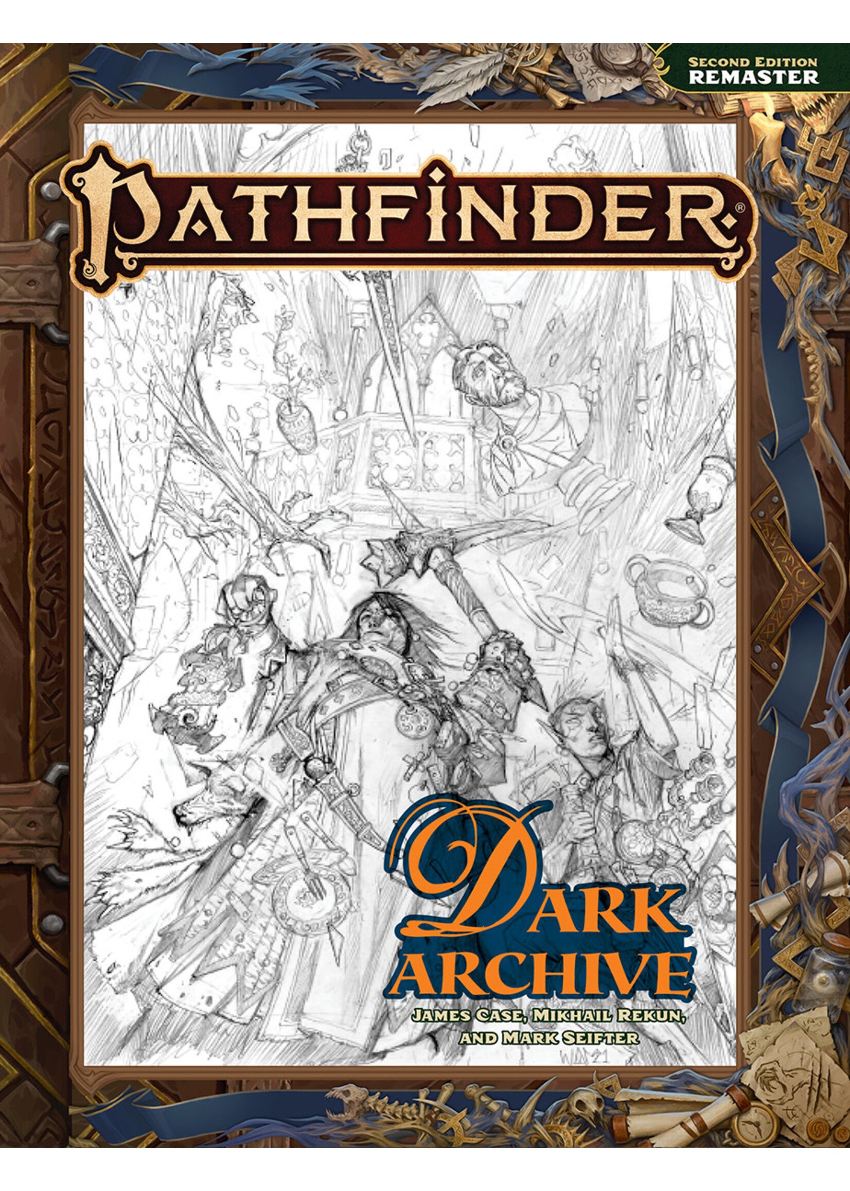 PAIZO Pathfinder 2E: Dark Archive (Remastered) - Sketch Cover