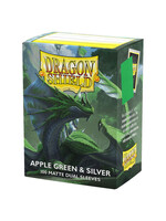 Arcane Tinmen Dragon Shield Dual Matte Apple Green & Silver (100)